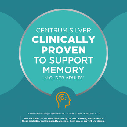 Centrum Silver Womens 50 Plus Multivitamin With Vitamin B, C, D3 & E, 100 Count