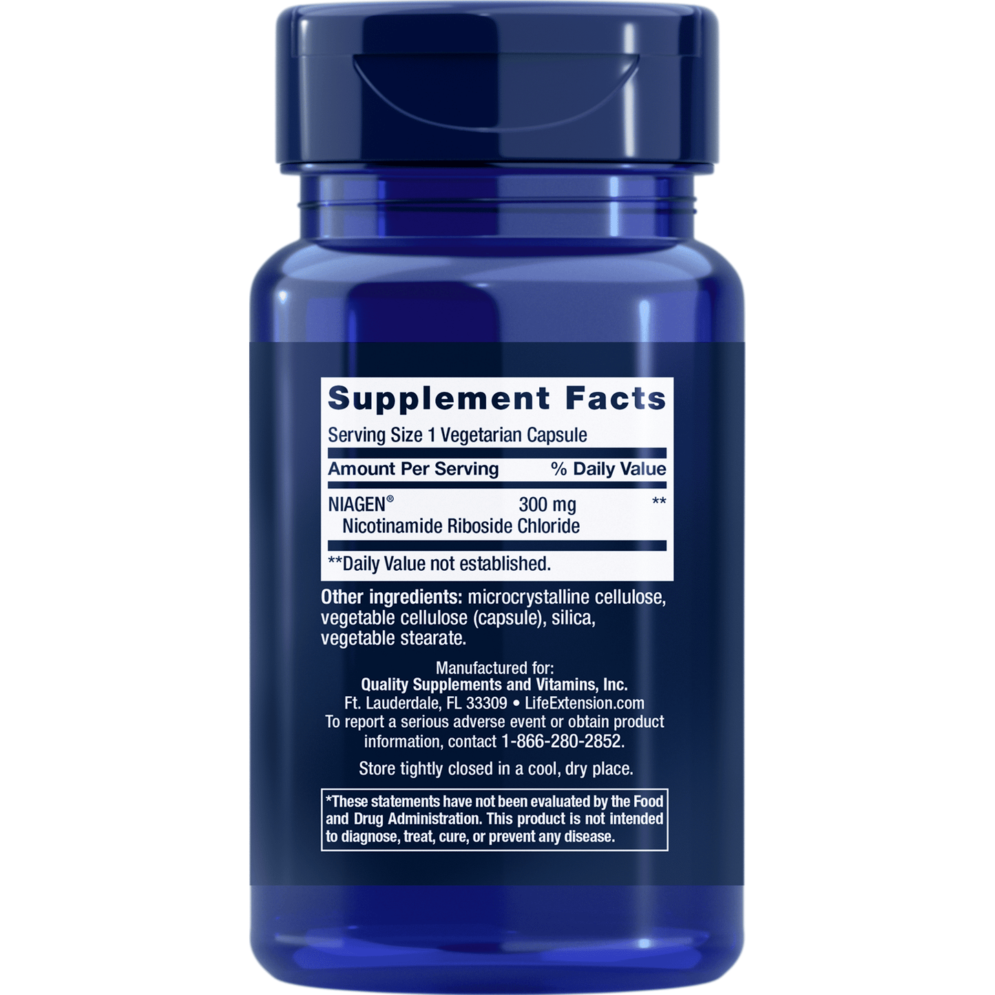 Life Extension NAD+ Cell Regenerator™* Nicotinamide Riboside 300 mg, 30 vegetarian capsules