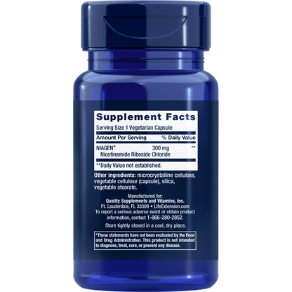 Life Extension NAD+ Cell Regenerator™* Nicotinamide Riboside 300 mg, 30 vegetarian capsules